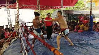 24521 lethwei fight in zin kyaik 3round debut [upl. by Conall238]