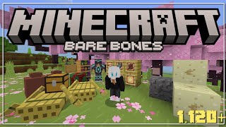 Minecraft Bare Bones texturepack MCPE 120 [upl. by Gnim]