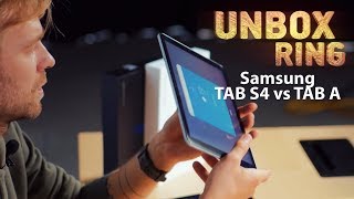 Planšetės Vis dar reikia  Samsung TAB S4 vs TAB A  Unbox Ring apžvalga [upl. by Rodmun365]