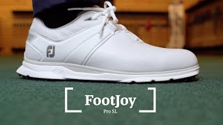 Footjoy Pro SL  Klassisk skinnsko med grym stabilitet [upl. by Mcdonald886]