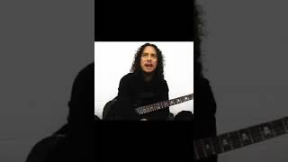 KIRK HAMMETT METALLICA CANT PLAY DYERS EVE MAIN RIFF FROM AND JUSTICE FOR ALL  RARE SHORTS [upl. by Rea931]