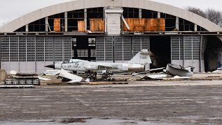 Suspected tornado causes damage to WrightPatterson Air Force Base [upl. by Ahsitak]