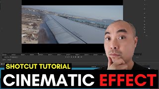 Shotcut How To Create Cinematic Effect Film Look Letterbox Effect  Shotcut Tutorial [upl. by Iramaj]