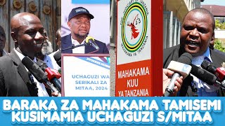 Mahakama Yaipa Ushindi TAMISEMI Kusimamia Uchaguzi Wadau Wafunguka [upl. by Seuqram]