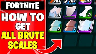 How to Get All Brute Scales in Lego Fortnite [upl. by Gerik]