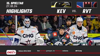 Game Highlights Spieltag 15 Krefeld Pinguine vs Ravensburg Towerstars [upl. by Burgener]