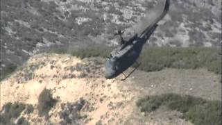 UH1 Huey awesome flight Hellenic Army Aviation [upl. by Londoner81]