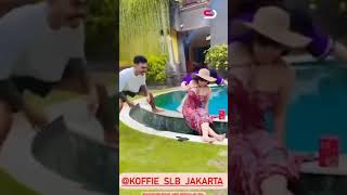 keseruan dinar candy saat bersama ridho illahi di bali [upl. by Clarance]