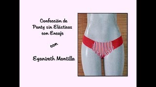 Aprende a Confeccionar una Pantaleta sin Elásticas con Encaje [upl. by Solange]