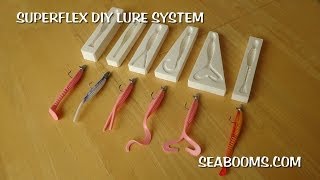 Superflex DIY fishing lure making system step by step instructions [upl. by Calendre]