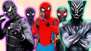 TEAM SPIDERMAN vs BAD GUY TEAM  1 hour   The OVER of NEW BADHERO  Live Action [upl. by Pelaga290]