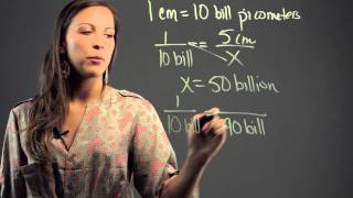 How to Convert Length From Centimeters to Picometers  Math Education [upl. by Nylla]