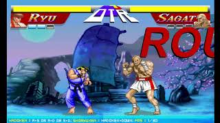 STREET FIGHTER 2 RYU VS SAGAT HD WIDESCREEN [upl. by Tildy]