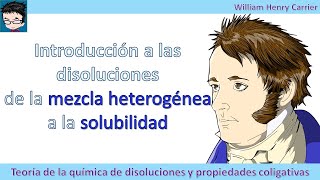 Introducción a las disoluciones en química de la mezcla heterogénea a la solubilidad 🧪 [upl. by Otila164]