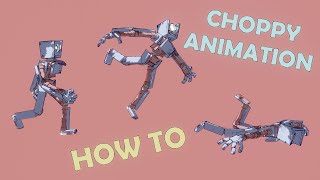 HOW TO DO CHOPPY ANIMATION IN BLENDER [upl. by Eellehs]