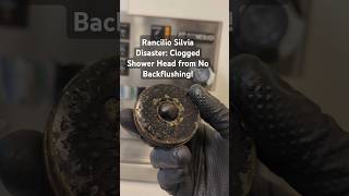 Rancilio Silvia Disaster Clogged Shower Head from No Backflushing [upl. by Ahsoem]