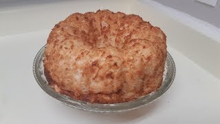 Two Ingredient Pineapple Angel Food Cake  The Easiest Cake To Make  Like Magic [upl. by Olumor]