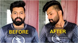 How to Trim Beard  Grooming Tips  Beard Style  Tamil  Shadhikazeez [upl. by Camile]