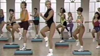 Jane Fondas Step Aerobic Workout Commercial 1992 [upl. by Bahr]