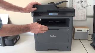 Brother TN3480 TN3430 HLL5000 MFCL6800 Sostituzione Cartuccia Toner [upl. by Odranreb]