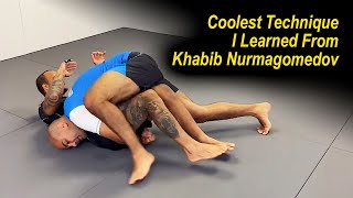 The Coolest Jiu Jitsu Technique I Learned From Khabib Nurmagomedov [upl. by Soilissav]