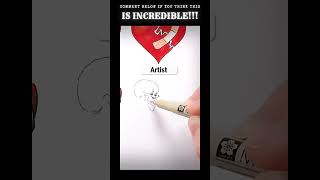 Broken Heart art drawing shorts heart brokenheart howtodraw easydraw [upl. by Groves675]