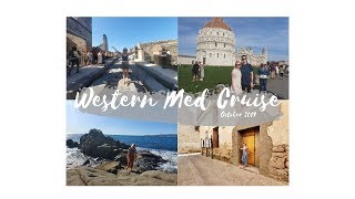 Western Med Cruise  POMPEII amp PISA [upl. by Ahtnams]