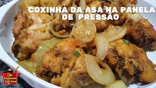 Coxinha da asa na panela de pressãoju cozinhando com voce [upl. by Ardnaek222]