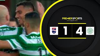 HIGHLIGHTS  Ross County 14 Celtic  Premier Sports Cup holders book quarter final spot [upl. by Harbard]