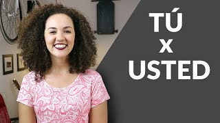 Pronomes Pessoais Em Espanhol  Aprenda como usar 💪  TÚ VS USTED [upl. by Emalee]