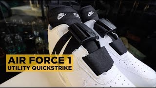 NIKE AIR FORCE 1 UTILITY QUICK STRIKE ONFEET REVIEW [upl. by Ladd]