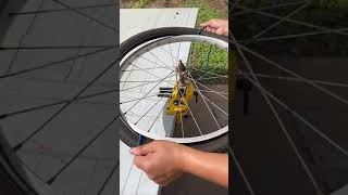 A Smart Trick to Install Bike Tires Easily [upl. by Gievlos]