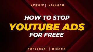 How to stop You Tube ads for free  youtube tips [upl. by Pendleton131]