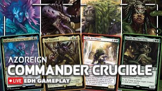 Commander Crucible  Hakbal vs Swarmlord vs Svella vs Saryth [upl. by Bove]