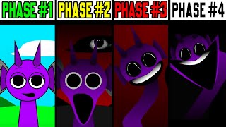 Phase 1 VS Phase 2 VS Phase 3 VS Phase 4 in Incredibox Sprunki [upl. by Michaeu]