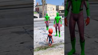 SPIDER MAN DUPLICATE CAME TO HIS HOUSE  gta5 shorts shortsfeed ironman [upl. by Earej]