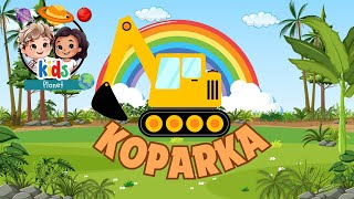 Kop Koparo Koparka niech skacze ⭐  piosenki dla dzieci piosenkidladzieci koparka popolsku [upl. by Giffer]