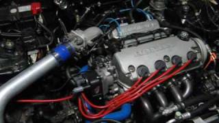 Civic EX 99 D16y8 EJ8 Jackson Racing Supercharger 75psi 0160kmh163whp [upl. by Emarej]