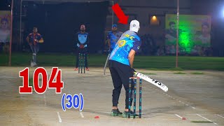 BIG MATCH NEED 104 RUNS IN 30 BALLS FAHAD MIAN CHANU UMAR BAJWA [upl. by Glassman541]