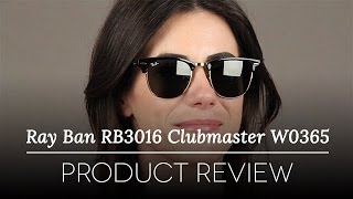 RayBan RB3016 Clubmaster Sunglasses Review [upl. by Angi]