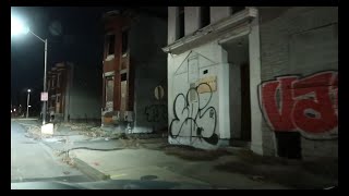 BALTIMORES RAW STREETS AND TRAP SPOTS AT NIGHT [upl. by Gnirol]