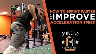 Sprint Faster By Improving Your Acceleration Phase Speed Training [upl. by Oyek]