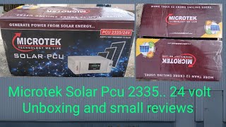 Microtek Solar Pcu 233524 volt अनबॉक्सिंग और रिव्यू [upl. by Asilec]