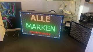 Schaufenster LED Display Werbung Digital Signage von LED Lichtkonzepte [upl. by Rivard]