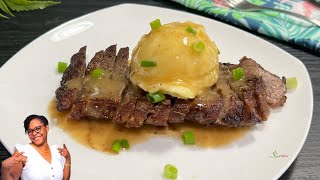 Air Fryer Steak Juicy amp Tender Every Time No Fail  A Quick amp Easy Mashed Potato amp Gravy Recipe [upl. by Sage]