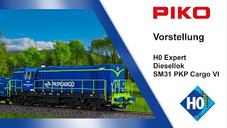 PIKO V127 H0 Expert Diesellok SM31 PKP Cargo VI 52300 [upl. by Meece33]