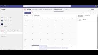 Crear calendario en un equipo de Teams usando listas [upl. by Dwinnell]