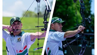 Christian Beyers De Klerk v Richard Anderson – compound men gold  Pretoria 2022 African Champs [upl. by Claudina]