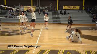 Quincy University Play of the Week  Womens Volleyball [upl. by Darell]