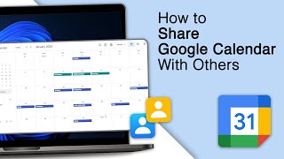 How To Share Google Calendar With Others 2024 [upl. by Ynaffets519]